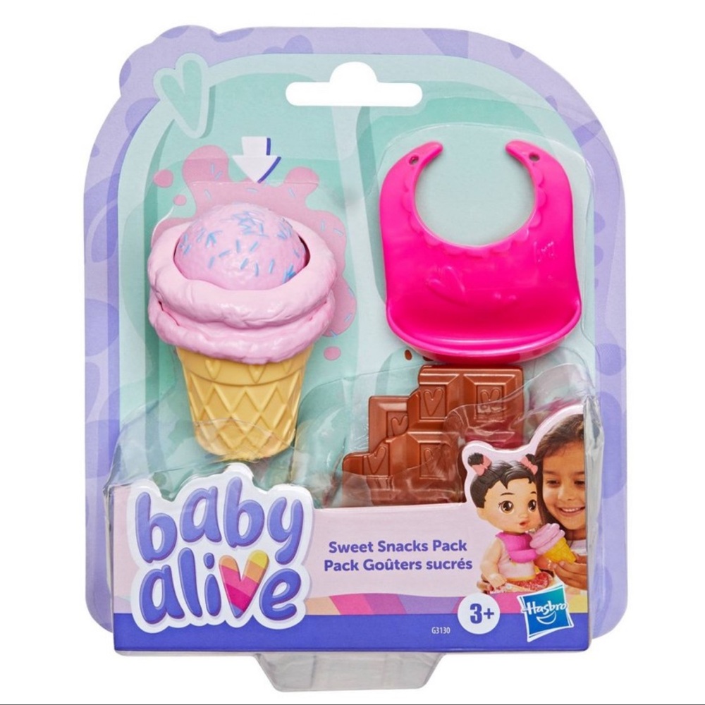 Baby Alive Sweet Snacks Pack - Pink and Brown